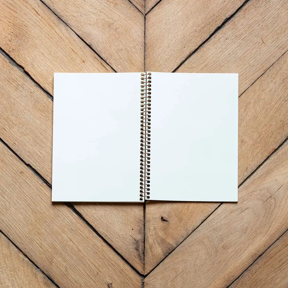 1407 IMPRIMERIE DU MARAIS Carnet A5 à spirale - Kraft & Cuivre