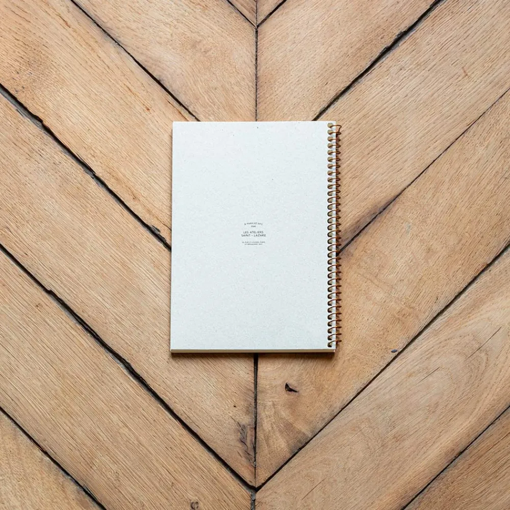 1407 IMPRIMERIE DU MARAIS Carnet A5 à spirale - Kraft & Cuivre