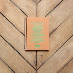 1407 IMPRIMERIE DU MARAIS Carnet A5 à spirale - Kraft & Vert