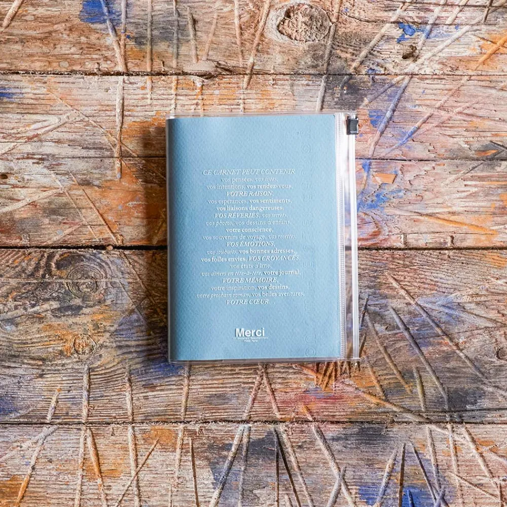 960 MARKS KAMOI Carnet Merci - Bleu Azur