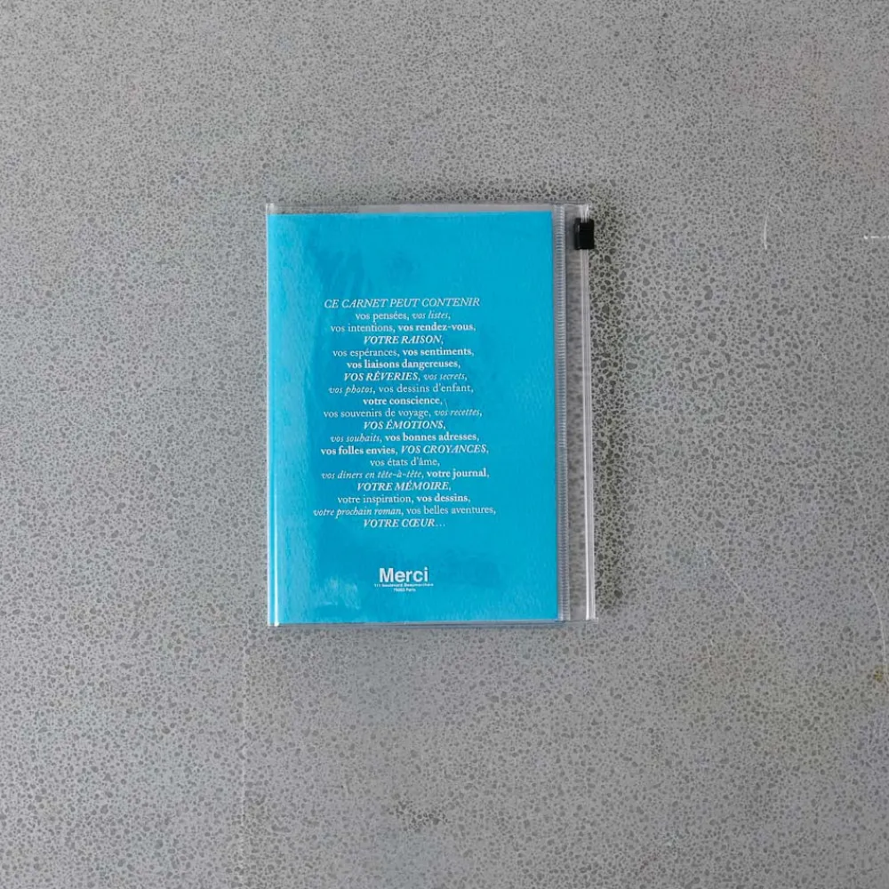 960 MARKS KAMOI Carnet Merci - Bleu canard