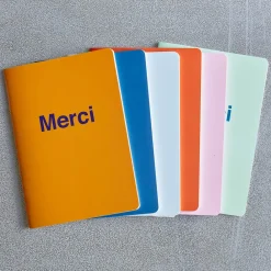 2962 BRANDBOOK Carnet Merci - Bleu Marin et Rouge