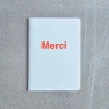 2962 BRANDBOOK Carnet Merci - Bleu Zénith et Corail