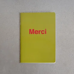 2962 BRANDBOOK Carnet Merci - Kaki et Rouge