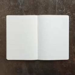 2962 BRANDBOOK Carnet Merci - Rayures Bleu Tyrrhénien et Rouge