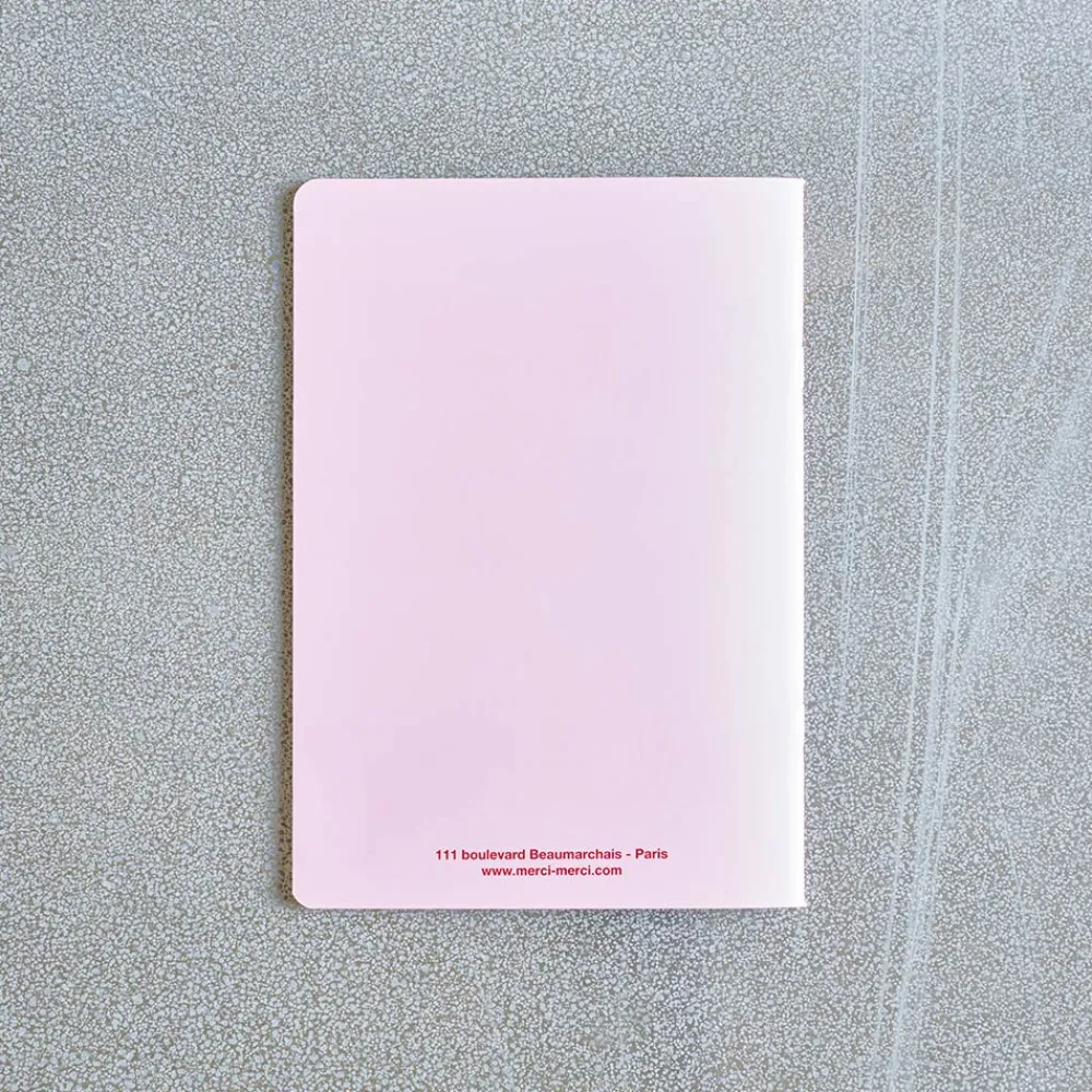 2962 BRANDBOOK Carnet Merci - Rose Pâle et Rouge