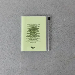 960 MARKS KAMOI Carnet Merci - Vert d'eau