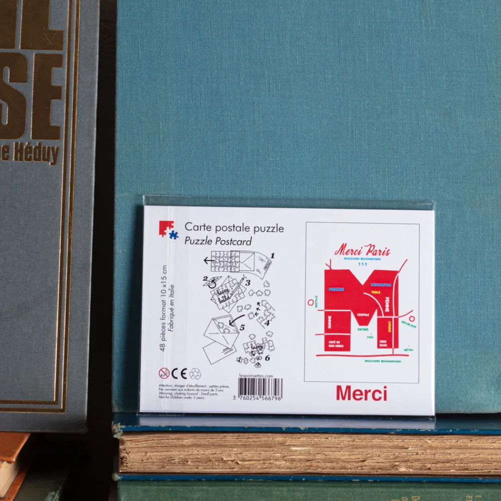 1197 LES PARISETTES Carte postale puzzle - Merci Map