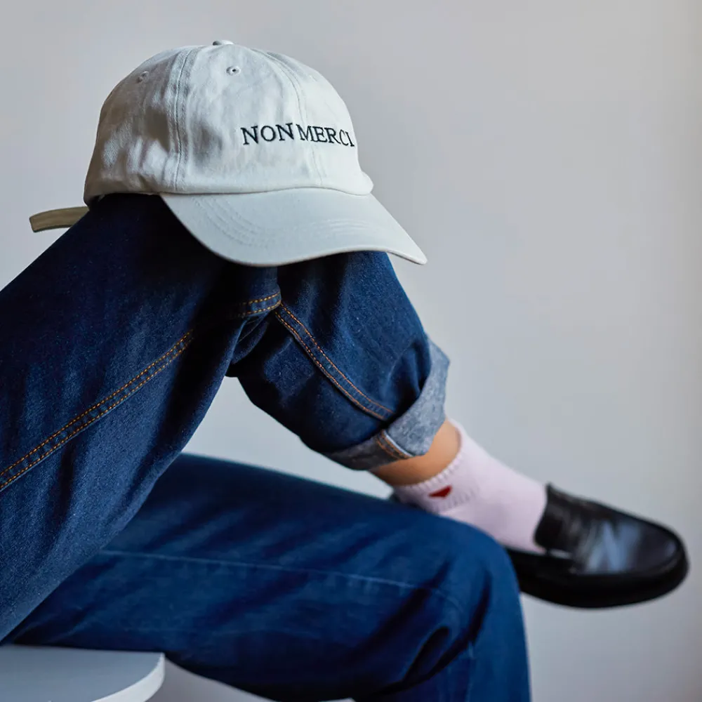 Women Merci Casquette Unisexe Brodée Non - Mint