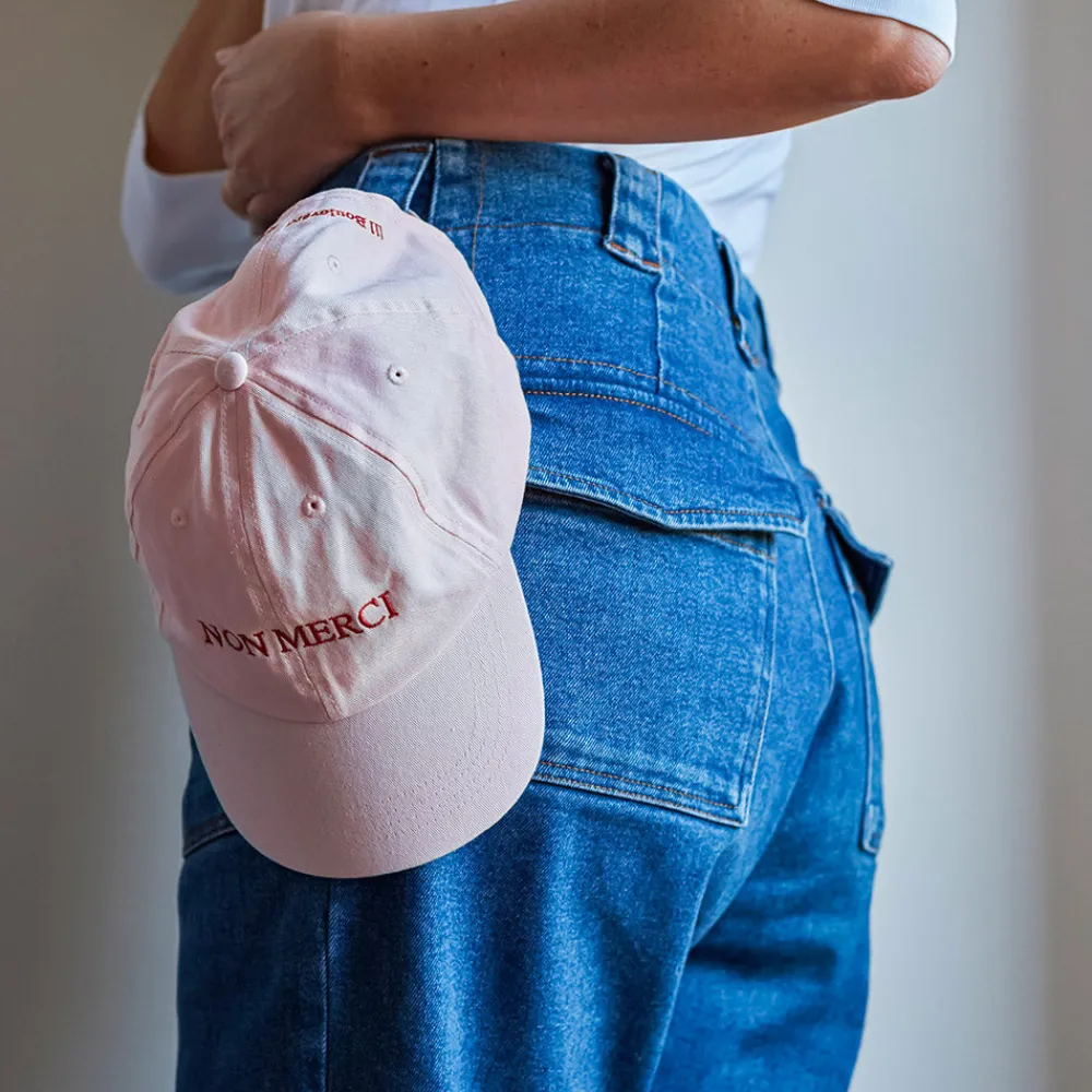 Women Merci Casquette Unisexe Brodée Non - Rose