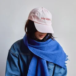 Women Merci Casquette Unisexe Brodée Non - Rose