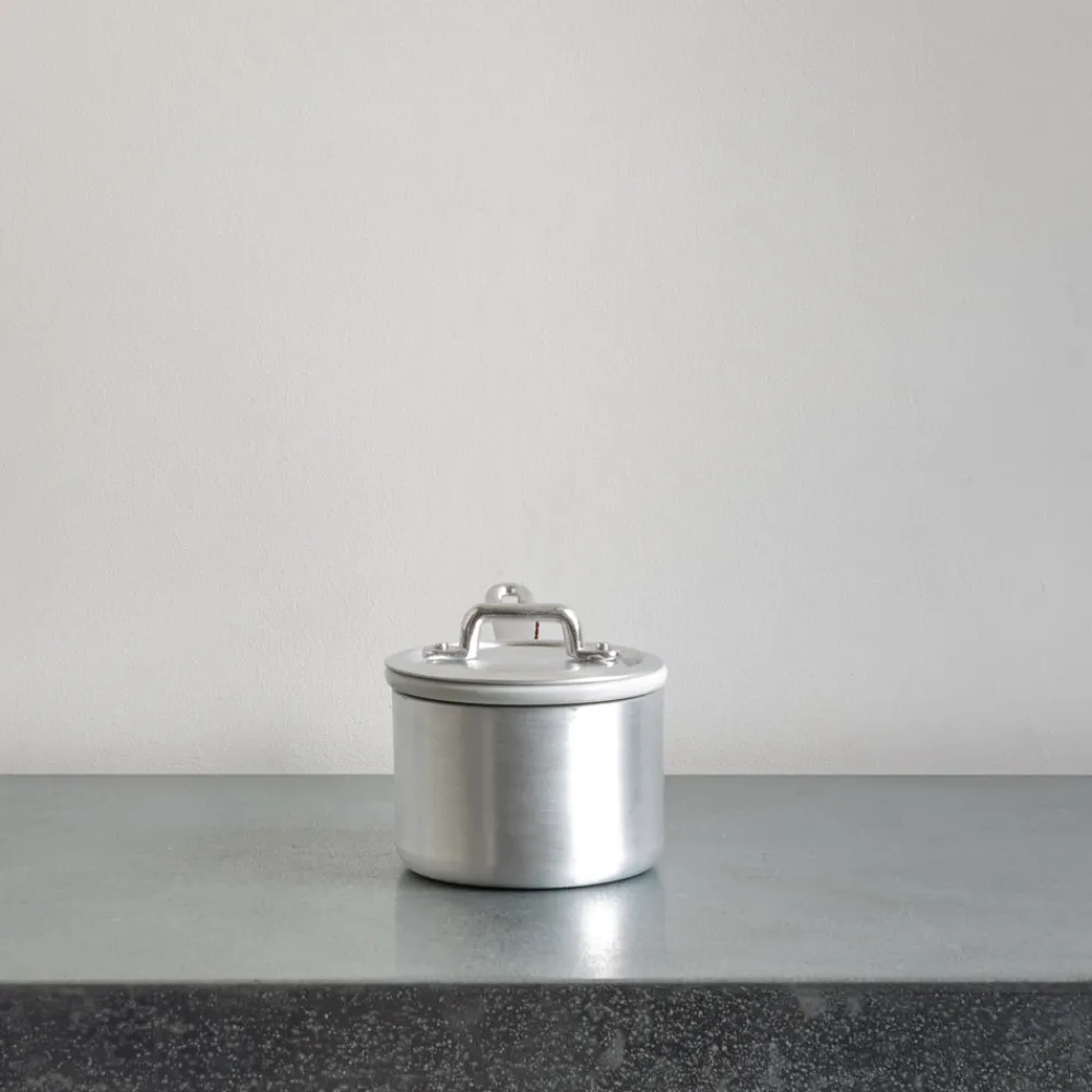 1771 ITALO OTTINETTI Casserole haute et couvercle en aluminium
