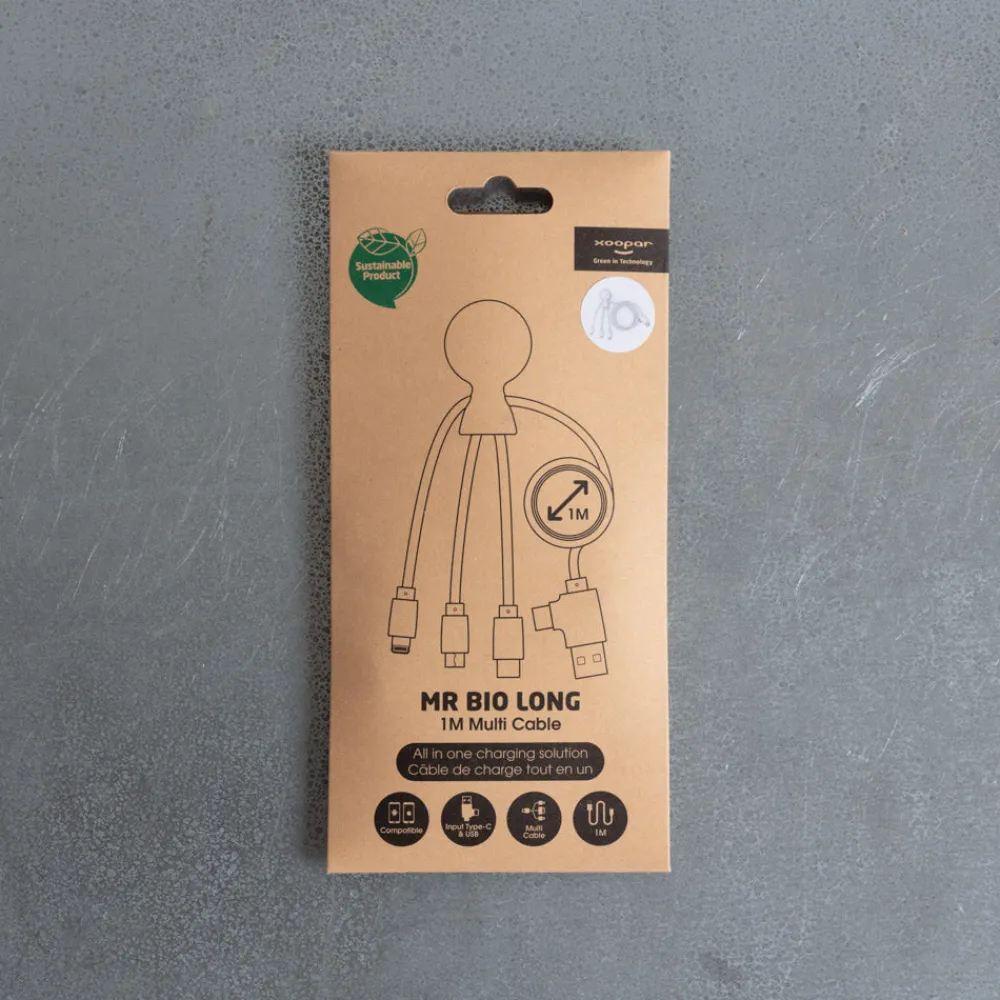 075 XOOPAR Câble Mr Bio - Blanc