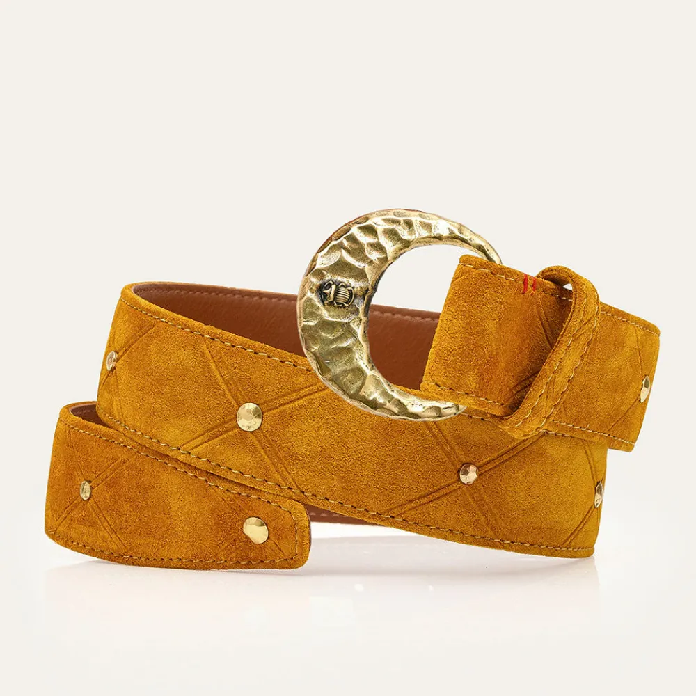 Women Claris Virot - Ceinture Demi-lune - Ambre