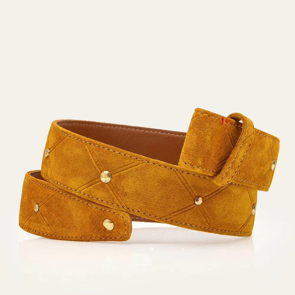 Women Claris Virot - Ceinture Demi-lune - Ambre