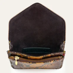 Women Claris Virot - Porte Carte Python Alex - Marron