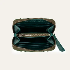 Women Claris Virot - Portefeuille Mini Bob Pyhton - Vert