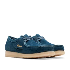Clarks - Wallabee - Bleu