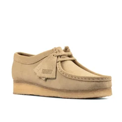 Women Clarks - Wallabee W - Maple suede