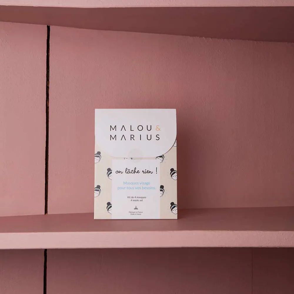 1999 MALOU & MARIUS Coffret masques On Lâche Rien - Malou & Marius