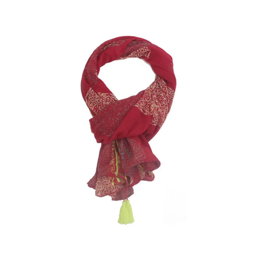 Women COLORES - Paréo Mallory - Rouge