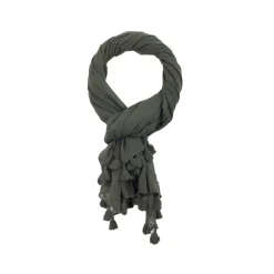 Women COLORES - Paréo Pom Pom - Cypres