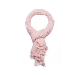 Women COLORES - Paréo Pom Pom - Pink