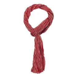 Women COLORES - Paréo Stripes - Rouge