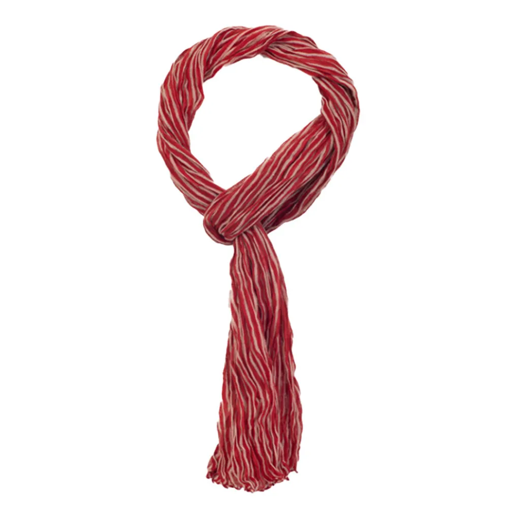 Women COLORES - Paréo Stripes - Rouge