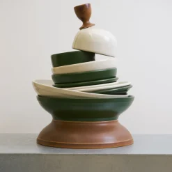 559 STONEWARE Coquetier en grès fin - Cannelle