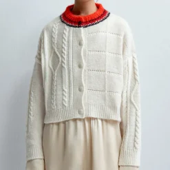 Women Cordera - Cardigan - Blanc