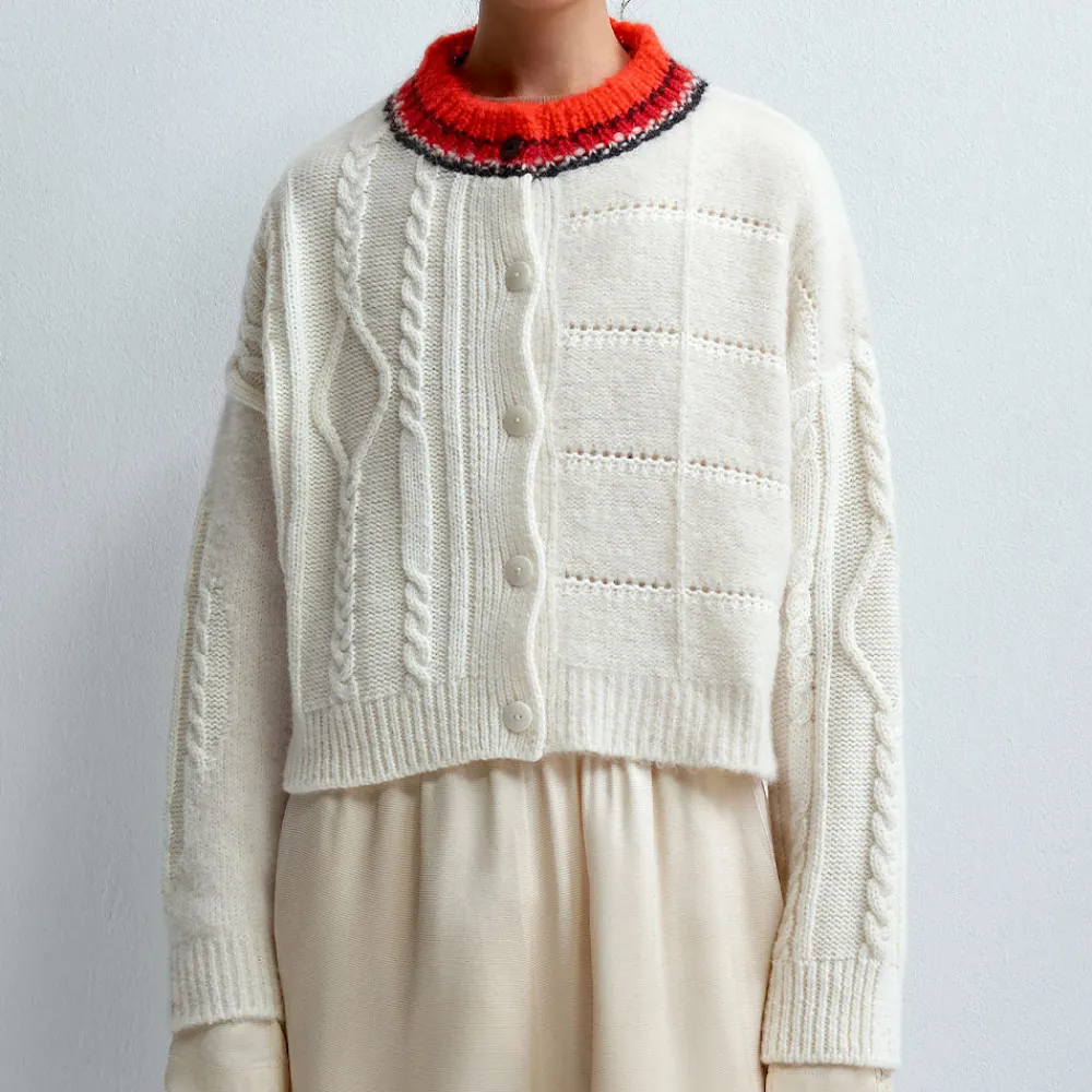 Women Cordera - Cardigan - Blanc