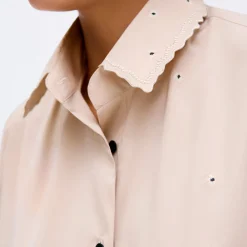 Women Cordera - Chemise Broderie - Beige
