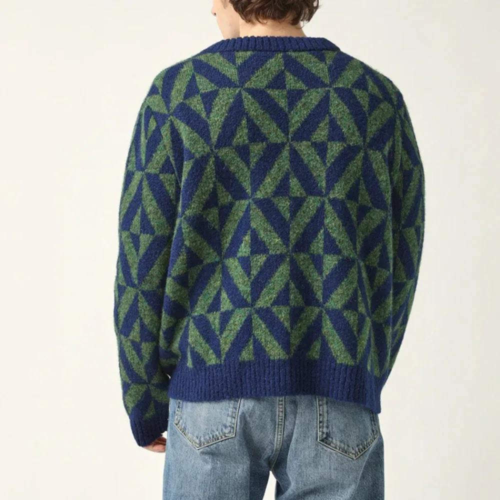 CORRIDOR - Cardigan Diamond - Navy