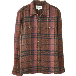 CORRIDOR - Chemise Acid Plaid Totem - Marron