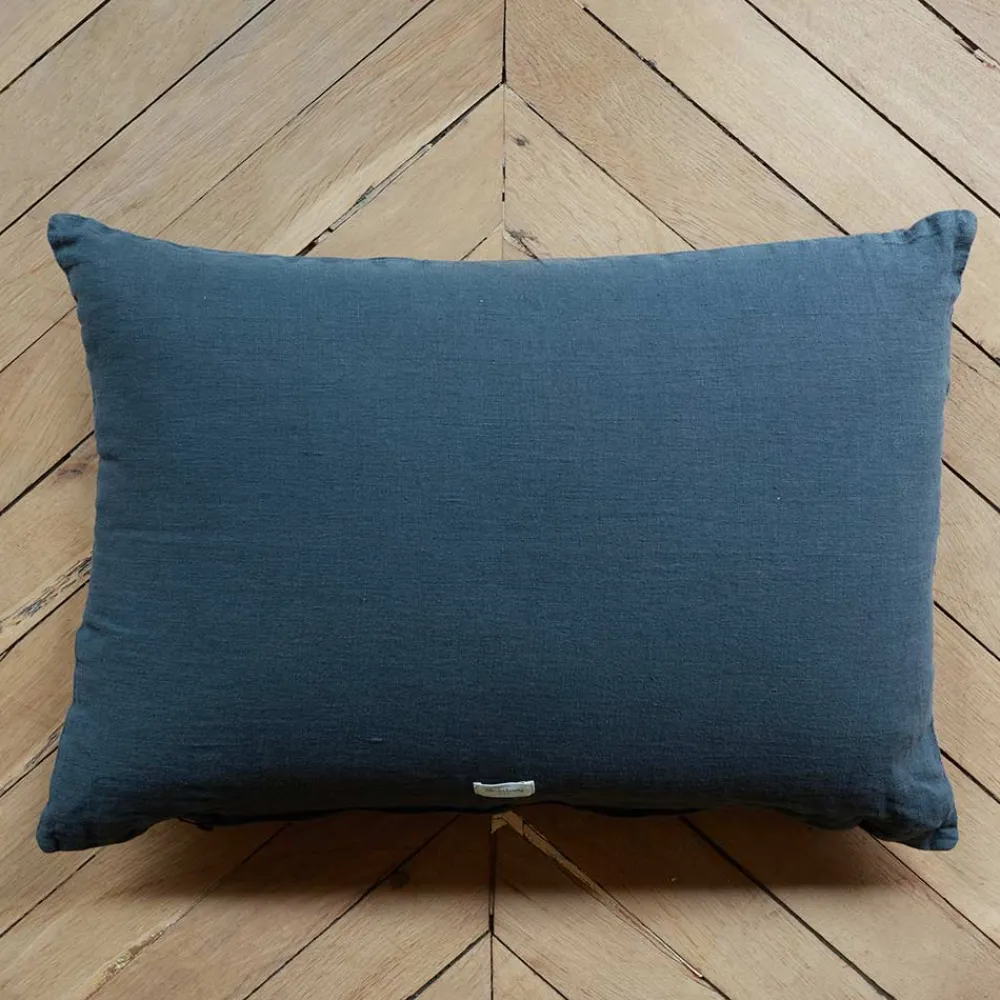 2959 BED AND PHILOSOPHY Coussin en lin Bopper - Nuit