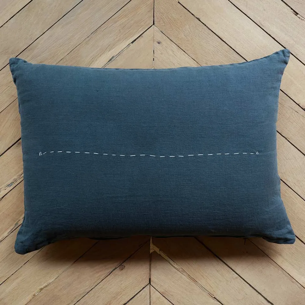 2959 BED AND PHILOSOPHY Coussin en lin Bopper - Nuit