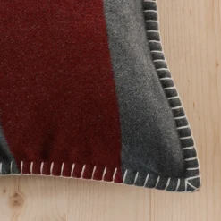 2138 TESSILECHITI Coussin Merci - Gris