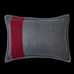 2138 TESSILECHITI Coussin Merci - Gris