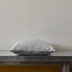 200 LINTEX Coussin épais en lin - Chambray Bleu