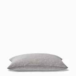 200 LINTEX Coussin épais en lin - Chambray Noir