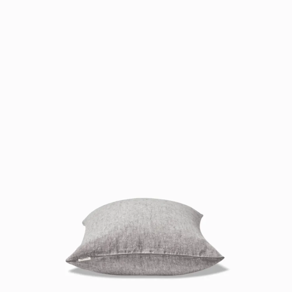 200 LINTEX Coussin épais en lin - Chambray Noir