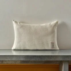 200 LINTEX Coussin épais en lin - Chambray Pierre