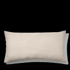 2100 GAZEX Coussin rectangle en gaze de coton - Beige Quai de Seine