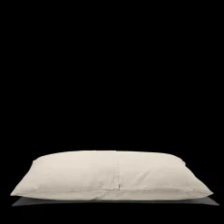 2100 GAZEX Coussin rectangle en gaze de coton - Beige Quai de Seine