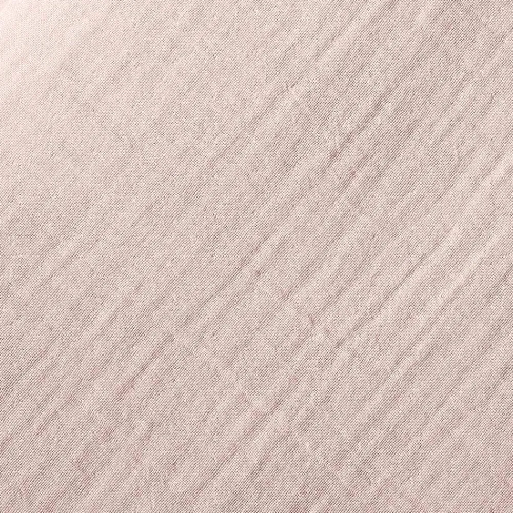 2100 GAZEX Coussin rectangle en gaze de coton - Rose de Bagatelle
