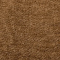 200 LINTEX Coussin rectangle en lin lavé - Brique de Sienne