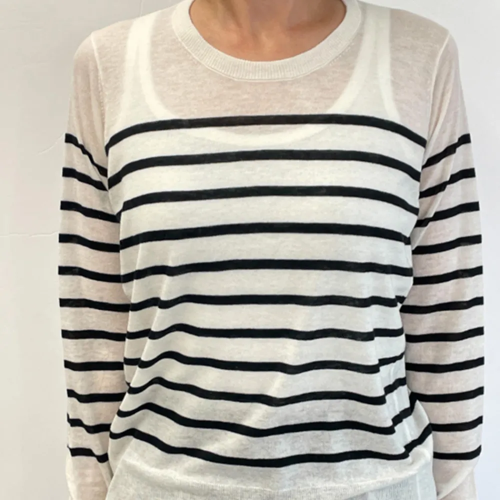 Women CT Plage C.T.plage - Pull Fin Mariniére - Blanc
