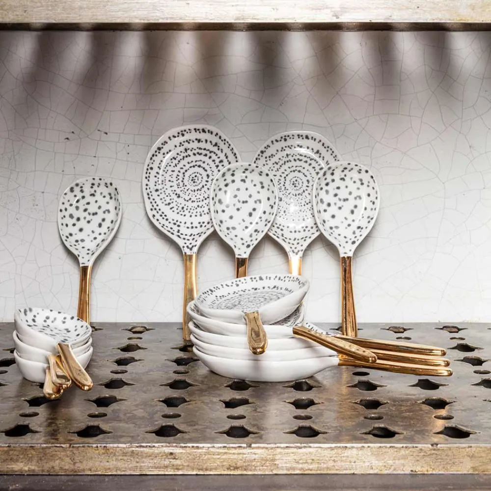 1927 DINNERWARE & CO Cuillère de présentation en porcelaine
