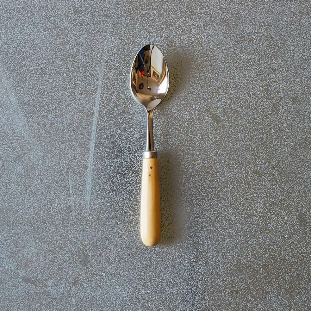 649 PALLARES SOLSONA Cuillère de table avec manche en buis - Naturel